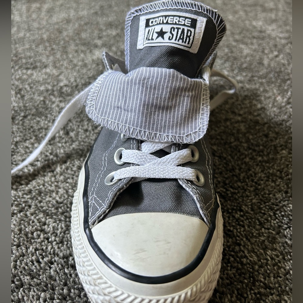 Converse double tongue chucks